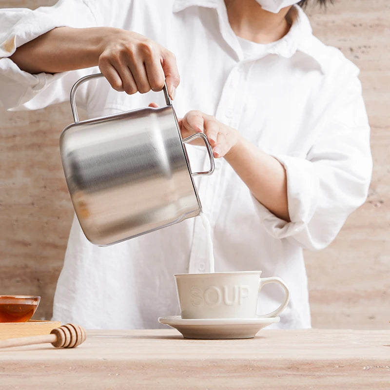 2L Stainless Steel Oil Filter Pot with Fine Mesh Strainer, Grease Storage Can, and Fry Basket